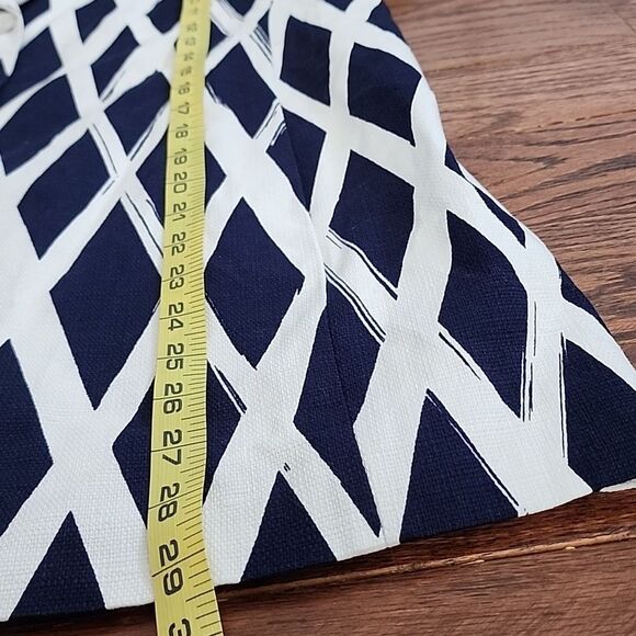 NWT Dennis Basso Diamond Print Sz 10 Pockets Blazer Jacket Formal Chic Elegant - Picture 8 of 11